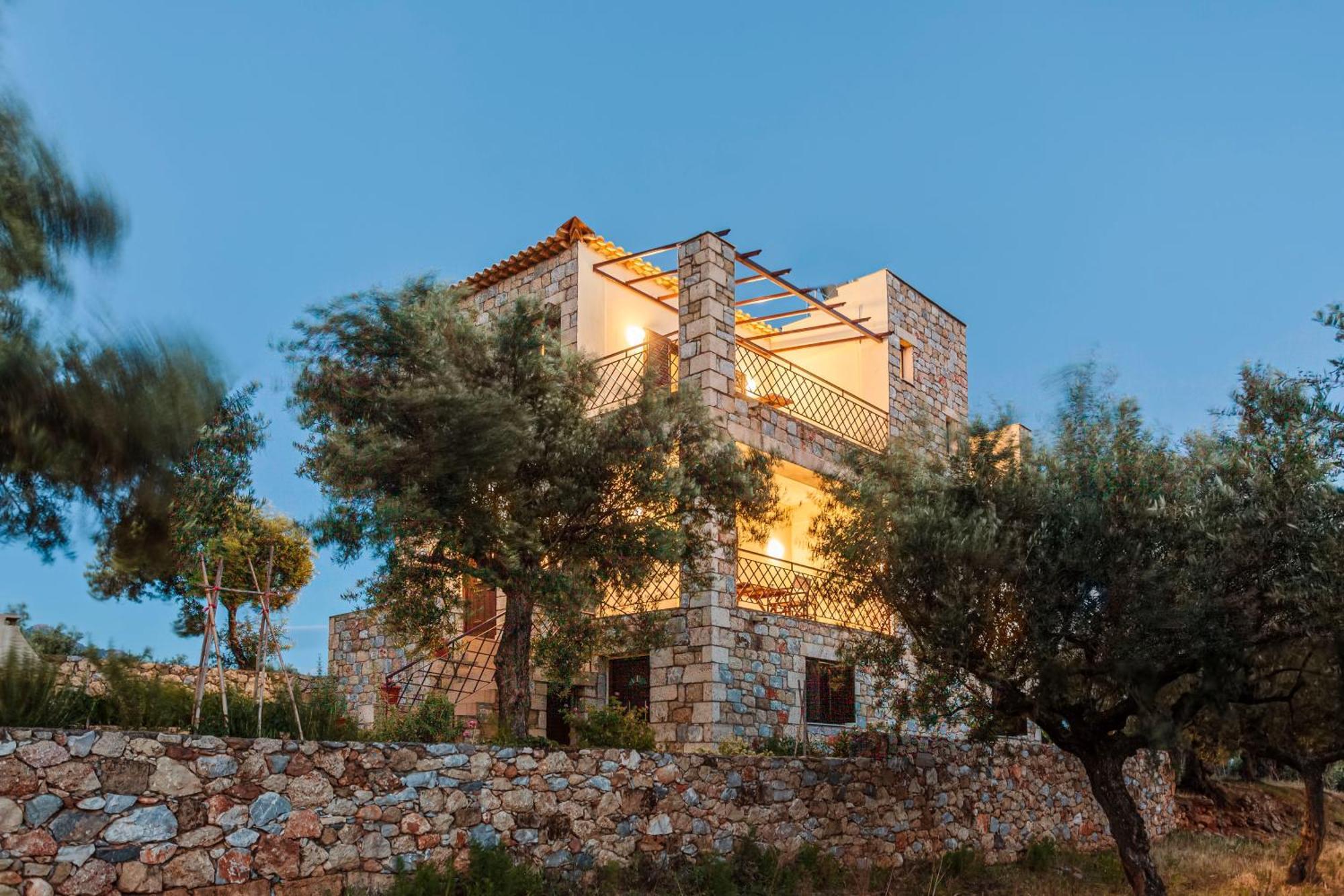 Villa Armonia, Sunset View And Relaxing Beach Vibe Proástion Екстериор снимка