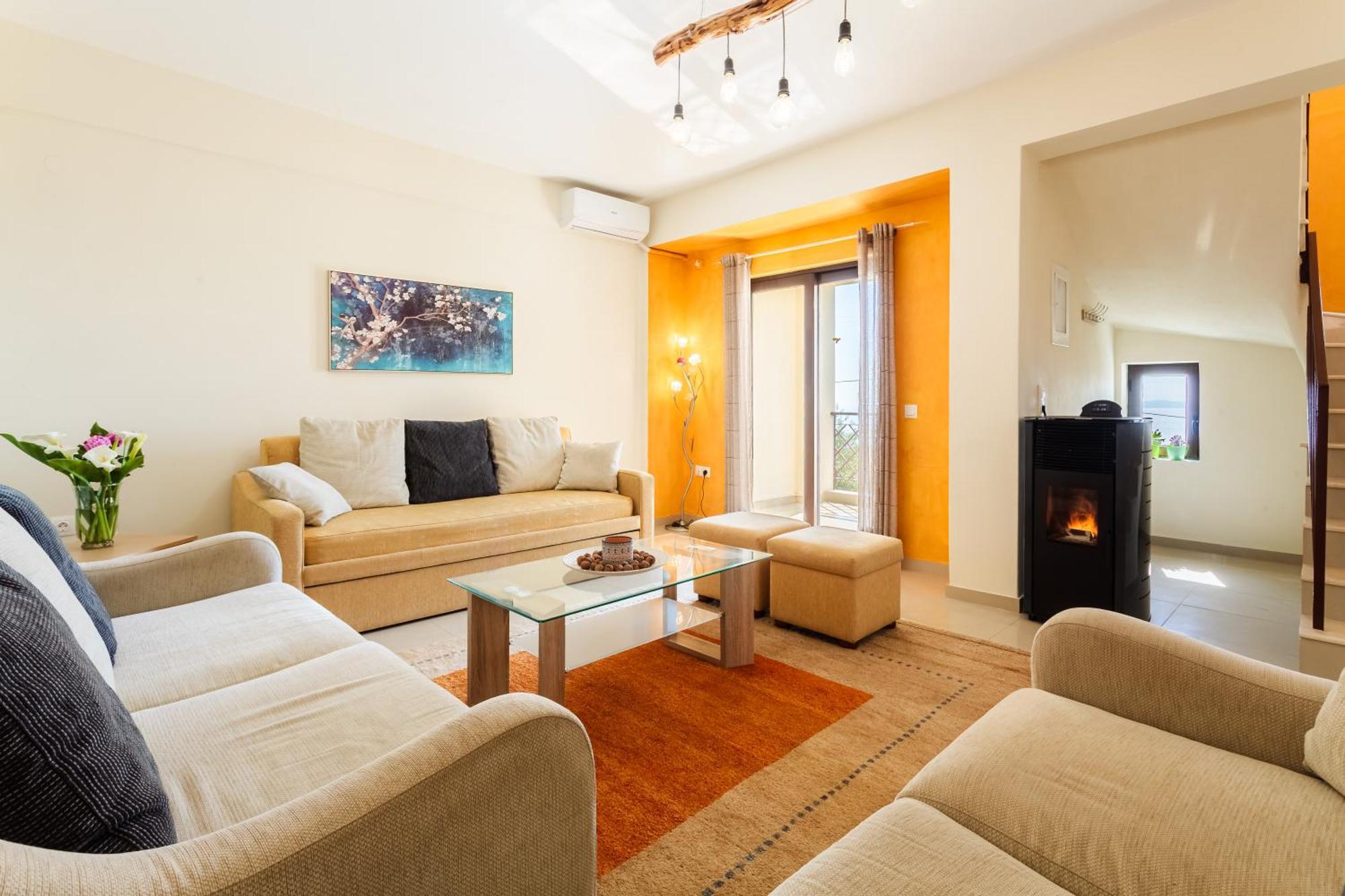 Villa Armonia, Sunset View And Relaxing Beach Vibe Proástion Екстериор снимка